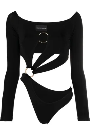 Louisa Ballou Top, Dame, Sort, L, Uld, Body