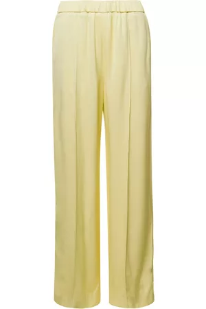 Sommer bukser for kvinder gul farve | FASHIOLA.dk