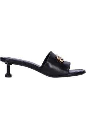Balenciaga Sko, Dame, Sort, 40 1/2 EU, Læder, Heeled Mules