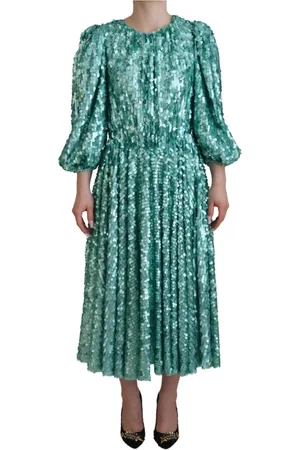 Dolce & Gabbana Kjole, Dame, Blå, XS, Maxi Dresses