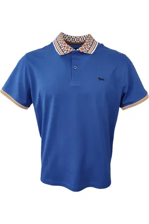 HARMONT&BLAINE Top, Herre, Blå, M, Bomuld, Knitwear