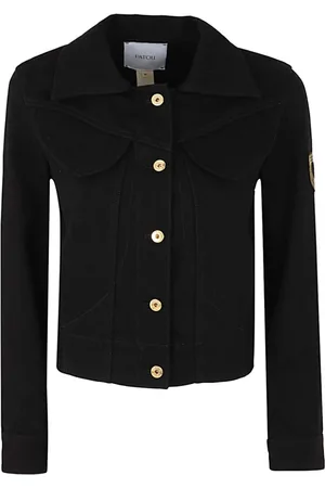 Patou Jakke, Dame, Sort, XS, Denim, Denimformet jakke
