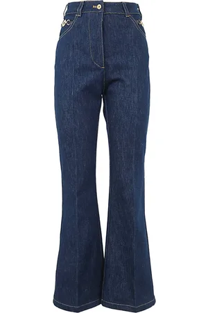Patou Jeans, Dame, Blå, L, Denim, Flared Jeans