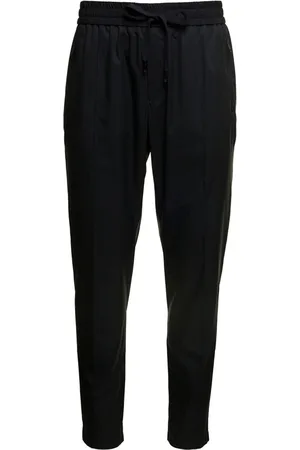 Dolce & Gabbana Bukser, Herre, Sort, S, Polyester, Sweatpants