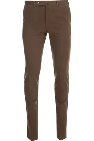 PT01 Bukser, Herre, Brun, 2XL, Uld, Gabardine tynde bukser