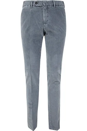 PT01 Bukser, Herre, Blå, 4XL, Uld, Slim-fit bukser