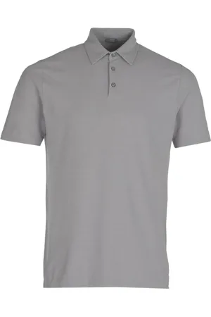 ZANONE Top, Herre, Grå, 3XL, Bomuld, Pol