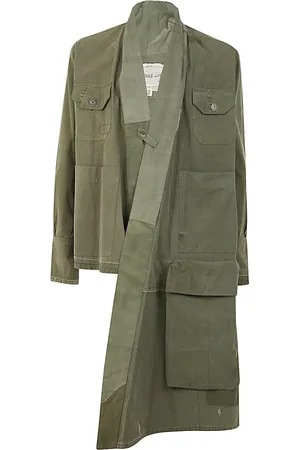 GREG LAUREN Jakke, Herre, Grøn, M, Uld, Blazers