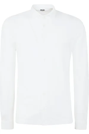 ZANONE Skjorte, Herre, Hvid, 4XL, Formal Bluser