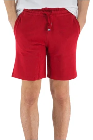 U.S. Polo Assn. Shorts, Herre, Rød, L, Bomuld, Korte shorts