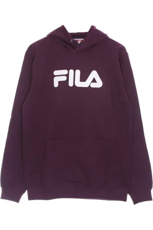 Fila Sweathshirts & Hoodies, Herre, Lilla, XL, Ren hættetrøje kenguru