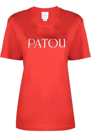Patou Top, Dame, Rød, L, Bomuld, T-shirts