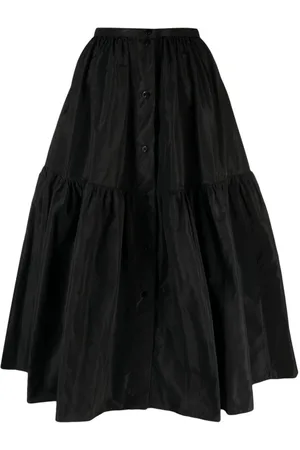 Patou Nederdel, Dame, Sort, XS, Uld, Midi Skirts