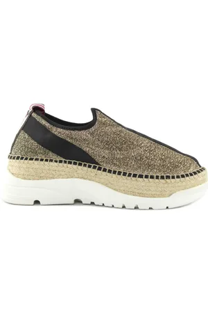 Espadrilles Sko, Dame, Gul, 39 EU