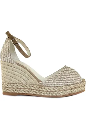 Espadrilles Sko, Dame, Gul, 40 EU, Wedges