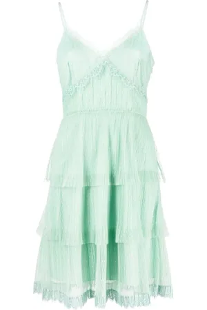 Twin-Set Kjole, Dame, Grøn, XS, Summer Dresses