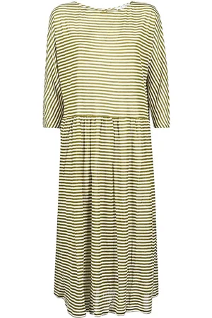 Zero C Kjole, Dame, Grøn, XS, Uld, Midi Dresses