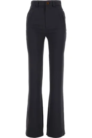 Vivienne Westwood Bukser, Dame, Grå, XS, Uld, Straight Bukser