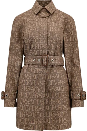 VERSACE Frakke, Dame, , S, Bomuld, Belted Frakker