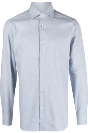 BARBA Skjorte, Herre, Blå, 2XL, Formelle skjorter