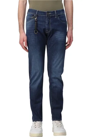 Incotex Jeans, Herre, Blå, W38, Bomuld, Slim-fit Jeans