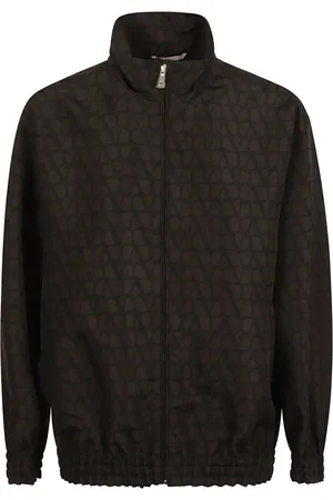 VALENTINO Sweathshirts & Hoodies, Herre, Sort, L, Uld, Trøje med lynlås