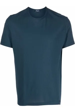 DRUMOHR Top, Herre, Blå, XL, Bomuld, T-shirts