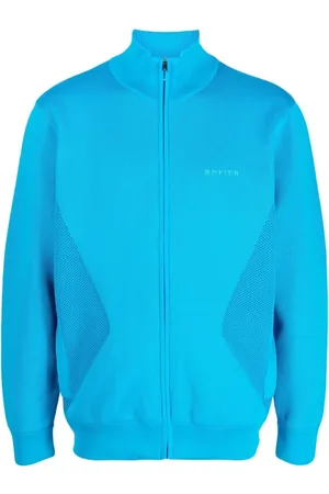 Botter Sweathshirts & Hoodies, Herre, Blå, M, Uld, Trøje med lynlås