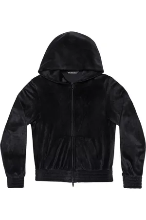 Balenciaga Sweathshirts & Hoodies, Dame, Sort, XS, Trøje med lynlås