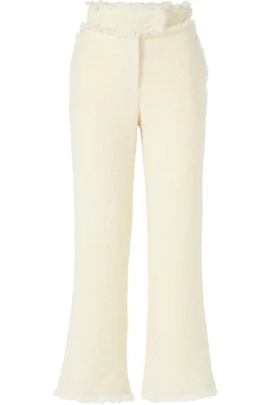 Alberta Ferretti Bukser, Dame, Hvid, S, Wide Jeans