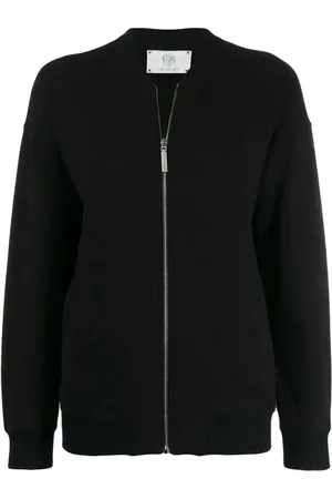 Alberta Ferretti Sweathshirts & Hoodies, Dame, Sort, L, Uld, Trøje med lynlås