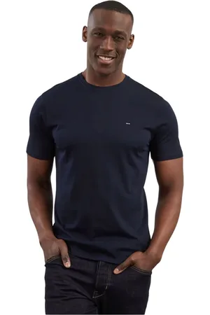 Eden Park Top, Herre, Blå, 2XL, Bomuld, T-shirts