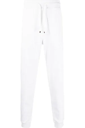 Brunello Cucinelli Bukser, Herre, Hvid, S, Uld, Sweatpants