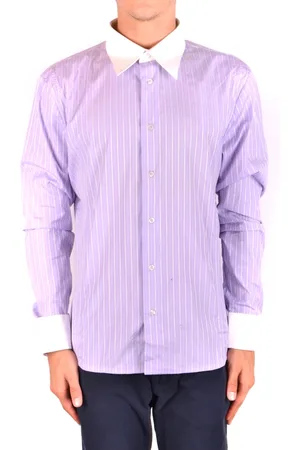 Bikkembergs Skjorte, Herre, Lilla, 3XL, Skjorte W08K6150261