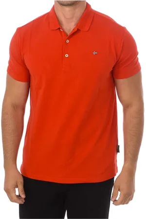 Napapijri Top, Herre, Rød, S, Bomuld, Polo Shirt