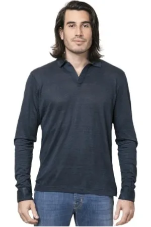 Gran Sasso Top, Herre, Blå, XL, Polo Shirt