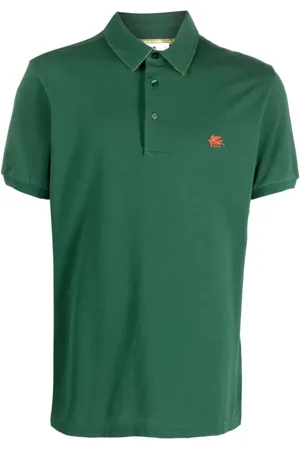 Etro Top, Herre, Grøn, XL, Bomuld, Polo Shirt