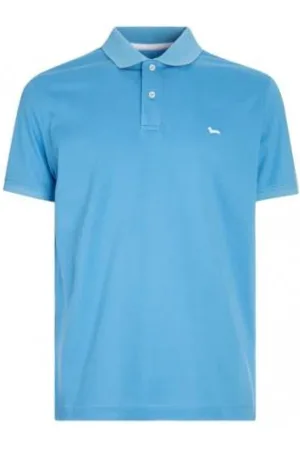 HARMONT&BLAINE Top, Herre, Blå, 4XL, Polo Shirt
