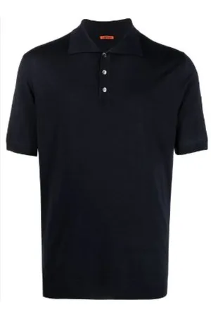 BARENA Top, Herre, Blå, L, Polo Shirt
