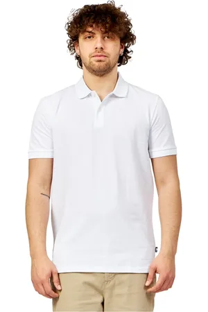 HUGO BOSS Top, Herre, Hvid, 2XL, Polo Shirt