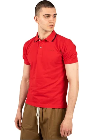 Geox Top, Herre, Rød, M, Bomuld, Polo Shirt