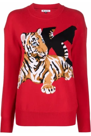 KRIZIA Sweathshirts & Hoodies, Dame, Rød, XS, Sweatshirt