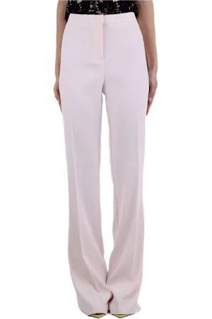 Leona Organic Cotton Velour Pants, Pink