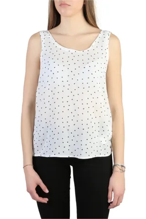 Emporio Armani Top, Dame, Hvid, S, Uld, Top uden ærmer