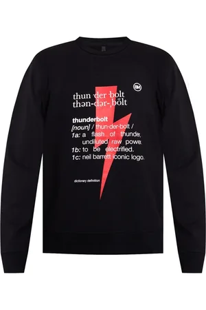 Neil Barrett Sweathshirts & Hoodies, Herre, Sort, M, Bomuld, Sweatshirts