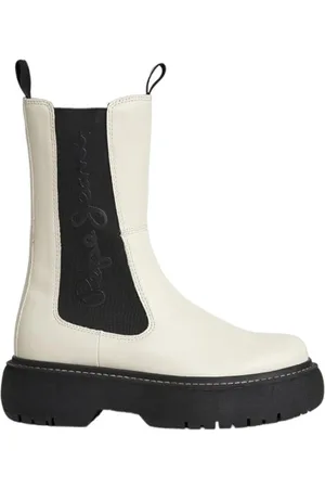 Pepe Jeans Sko, Dame, Hvid, 38 EU, Chelsea Støvler