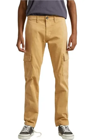 Pepe Jeans Bukser, Herre, Brun, W36 L32, Leather Bukser