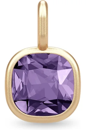 Julie Sandlau Tilbehør, Dame, Lilla, ONE SIZE, Tyl, Olivia Pendant - Gold Plated