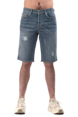 Les Hommes Shorts, Herre, Blå, W31, Denim, Denim Shorts