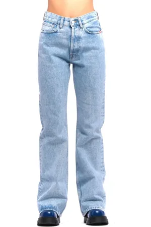 AMISH Jeans, Dame, Blå, W26, Bomuld, Lige jeans A21Amd007D4351777